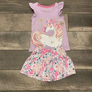 Cynthia Crowley Unicorn Matching Set